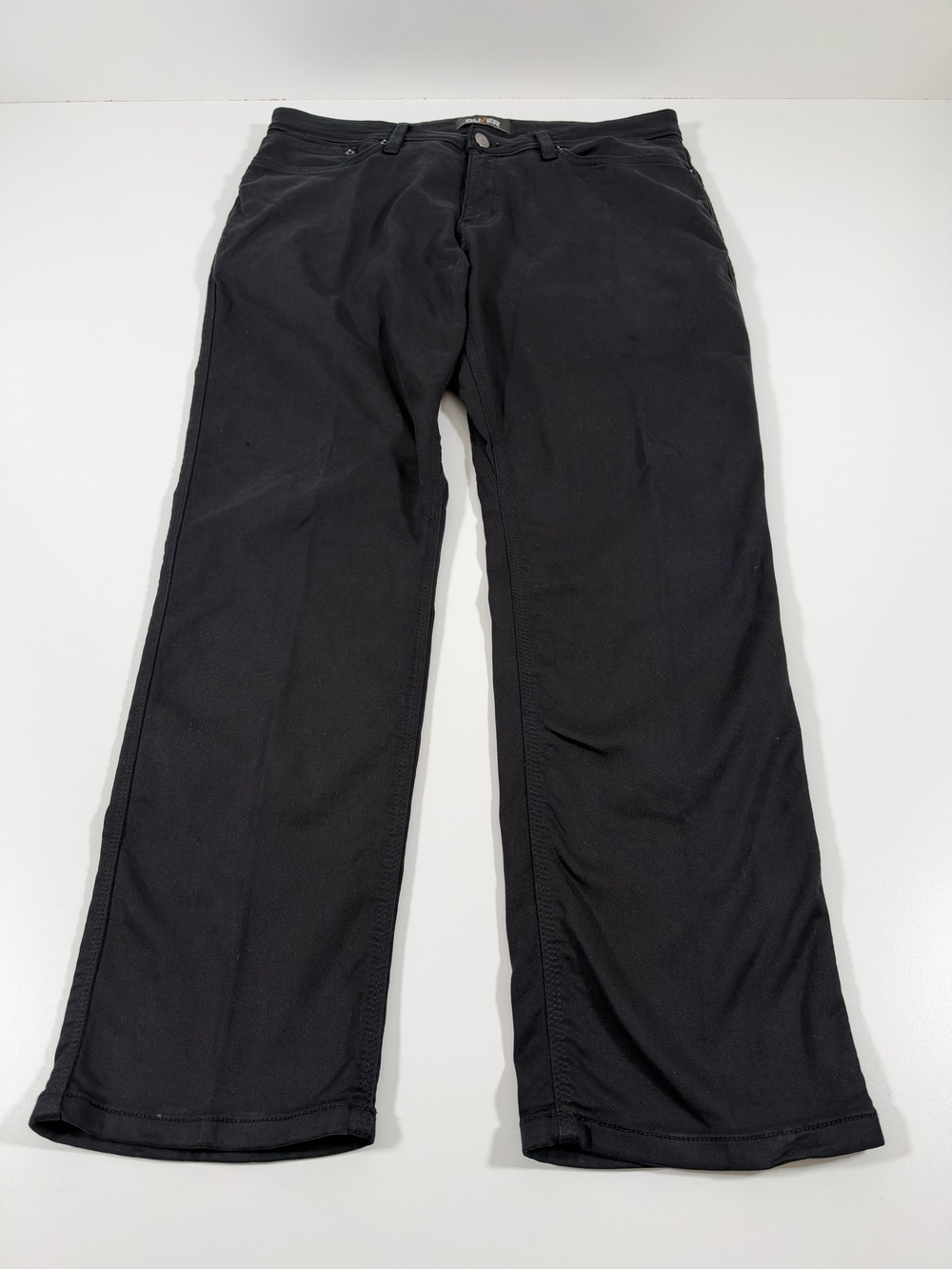 DUER N2X Relaxed Taper Pants Mens 36x30 Black Stretch 5 Pocket Chino Casual
